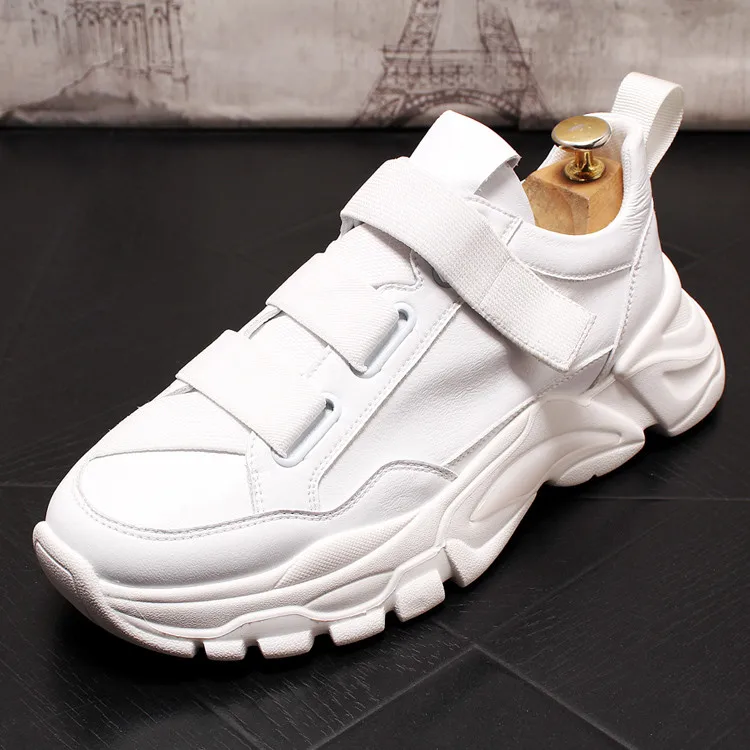 Новинка года; Мужская модная Роскошная повседневная обувь на шнуровке; дизайнерская мужская обувь на платформе; обувь для скейтборда; zapatillas hombre - Цвет: 2