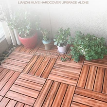 11 шт. 30x30 см карбонизированная древесина терраса Патио двор сад открытый пол антисептическая древесина Сращивание твердой древесины DIY пол
