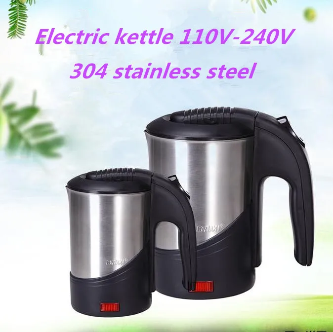 110V-240V Electric Water Kettle Travel Kettle Mini Heating Cup Portable...