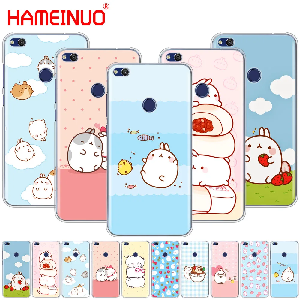 HAMEINUO Molang кролики кавайная коробка картофель чехол для телефона huawei Ascend P7 P8 P9 P10 P20