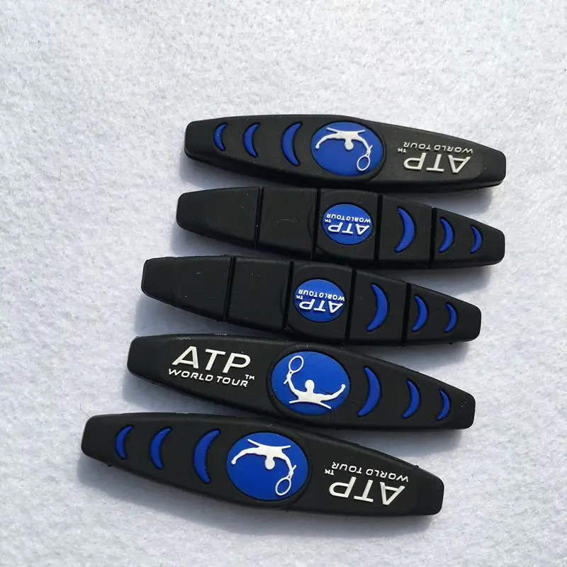 10cs Long Shape tennis racket vibration dampeners silicone Anti