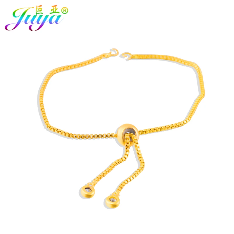 Металлических цепей DIY женщин мужчин регулируемые Цепочки Браслеты медные цепочки с прямоугольными звеньями аксессуары для ювелирные изделия для создания браслетов