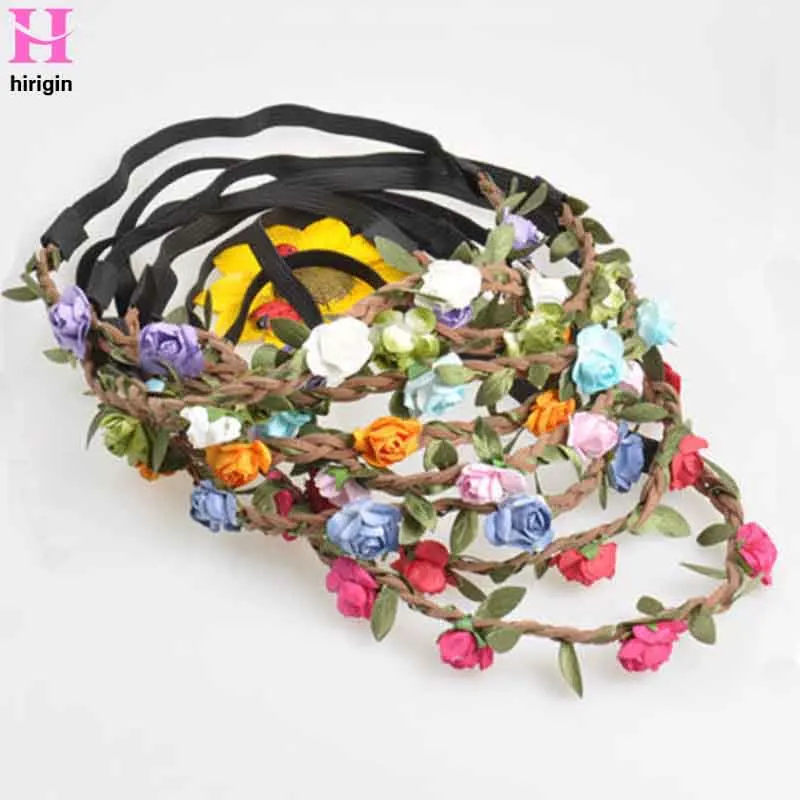 2018 New flower headbands for adults Handmade Floral Crown Flower