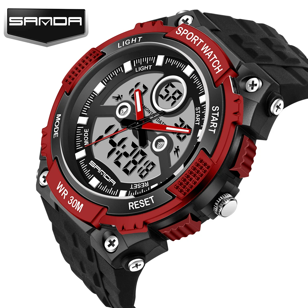 

2018 Men's Watch G Style Luxury Brand Silicone Strap Analog-digital Led Sports Shock Waterproof Quartz-watch Relogio Masculino