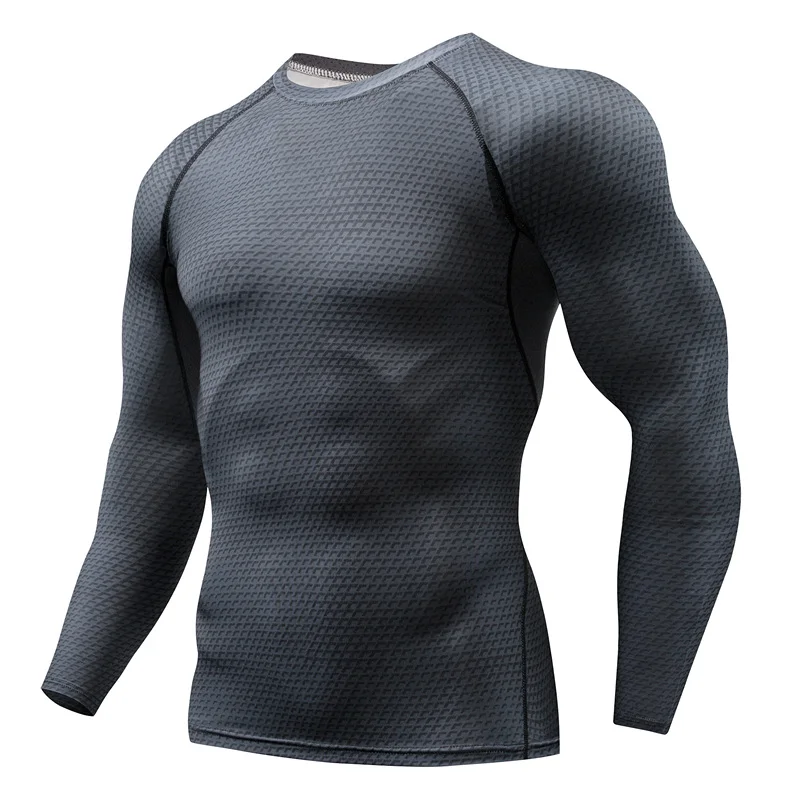 New Arrival Quick Dry Compression Shirt Long Sleeves T shirt Plus Size