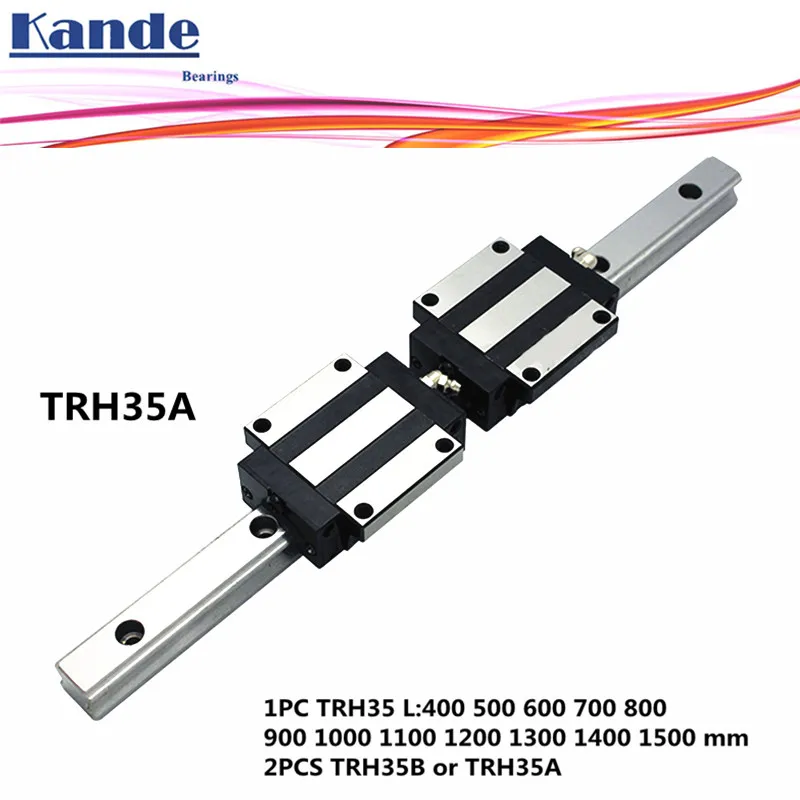 الدقة السكك الحديدية 1 قطعة TRH35 الخطي دليل + 2 قطعة TRH35B كتلة أو TRH35A شفة كتلة L 400-1500 مللي متر ل CNC الدقة السكك الحديدية 1 قطعة TRH35 الخطي دليل + 2 قطعة TRH35B كتلة أو TRH35A شفة كتلة L 400-1500 مللي متر ل CNC
