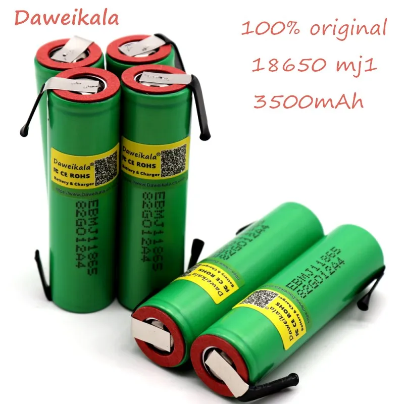 /Daweikala батарея 18650 3500 MAH 3,7 V батарея для LG MJ1 18650 bateria de LTIO 3,7 V 3500 Mah