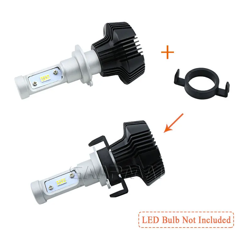 2x H7 светодиодный фиксатор адаптера держателя фары для Ford Mondeo Peugeot 508 2008 3008 Citroen|bulb h7