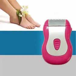 Инструмент для ухода за ногами педикюр для ног Мини на батарейках педикюр для ног Каблук Callus Buffer Dry Skin Removal File Прямая доставка