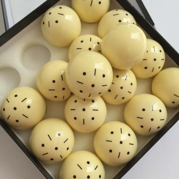 16pcs/set Billiard Training balls Professional Design Pool game 52.4mm/57.25mm CUE balls for billiards Coach