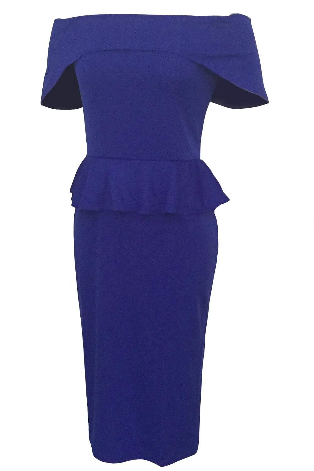 Gladiolus 2018 Summer Slash Neck Off The Shoulder Knee-Length Bodycon Ruffles Office Lady Dress Elegant Party Dresses vestidos  (15)
