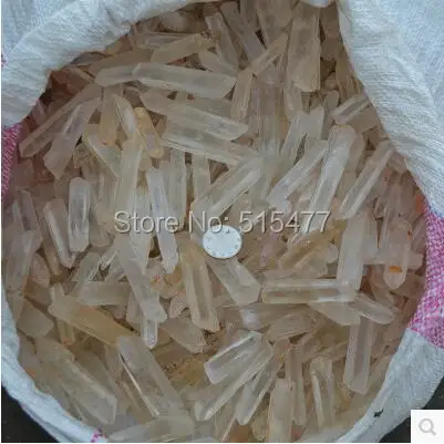 

1000g (2.2LB) NATURAL SMALL CLEAR QUARTZ CRYSTAL POINTS ROUGH ORIGINAL