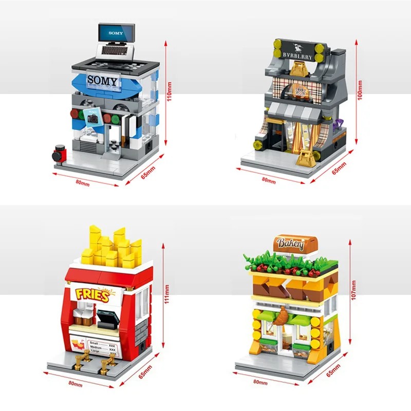 MOC Creative compatible legoinglys City Mini Street View