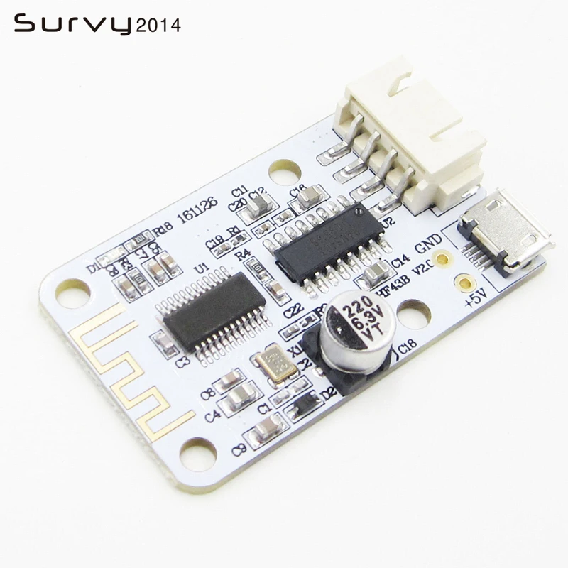 Беспроводной стерео аудио приемник PAM8403 модуль для Arduino цифровой усилитель