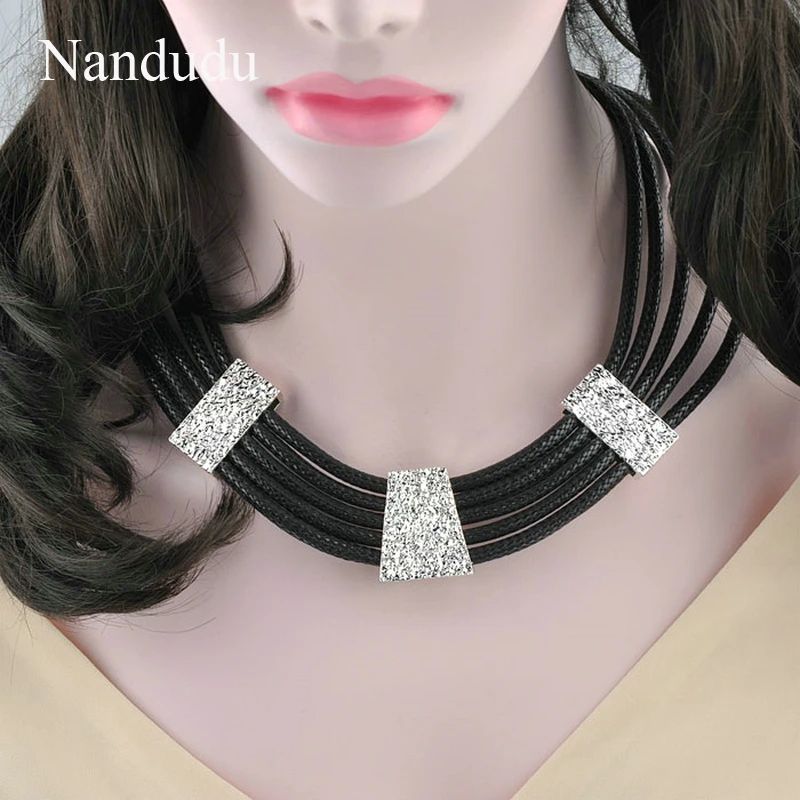 Nandudu Новое Прибытие Веревку Цепи Chokers Ожерелья для Женщин Египет Стиль Девушка