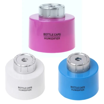 

USB Mist Maker Portable Water Bottle Caps Mini Humidifier Aroma Air Diffuser New