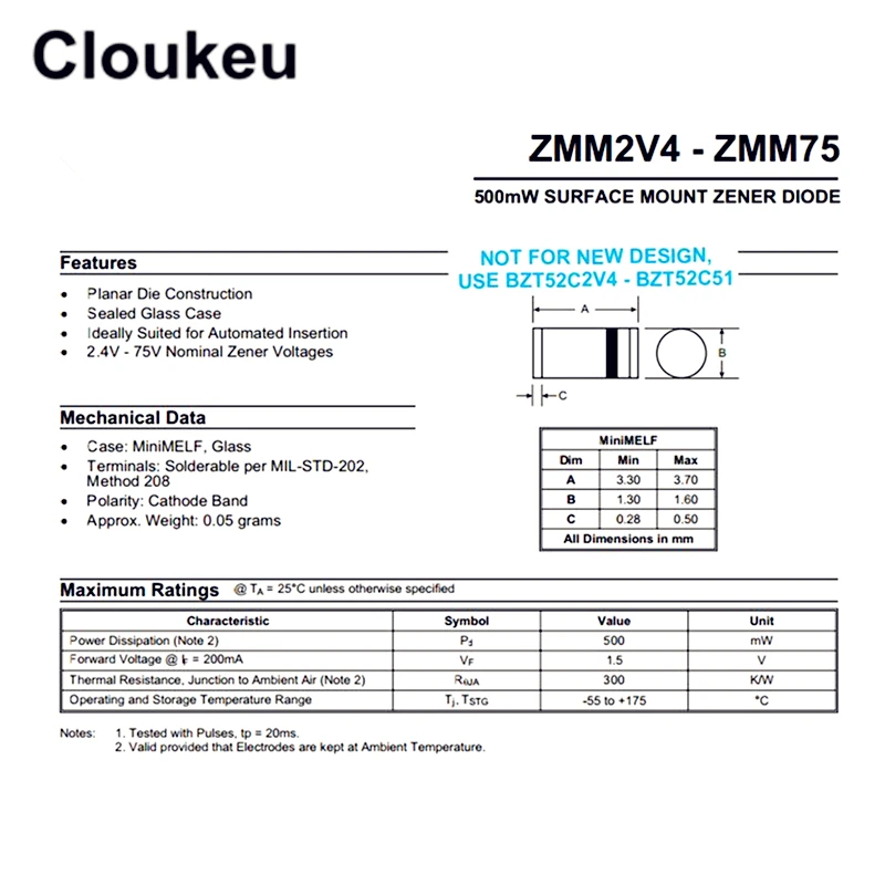 50 шт ZMM16 16V 0 5 W 1/2W LL 34 1206|Замыкатели| |