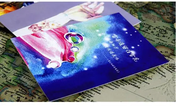 30 шт./лот любовное письмо для себя ручная роспись бумага для поздравительных открыток открытки ручная роспись открытка с иллюстрациями фестиваль подарок