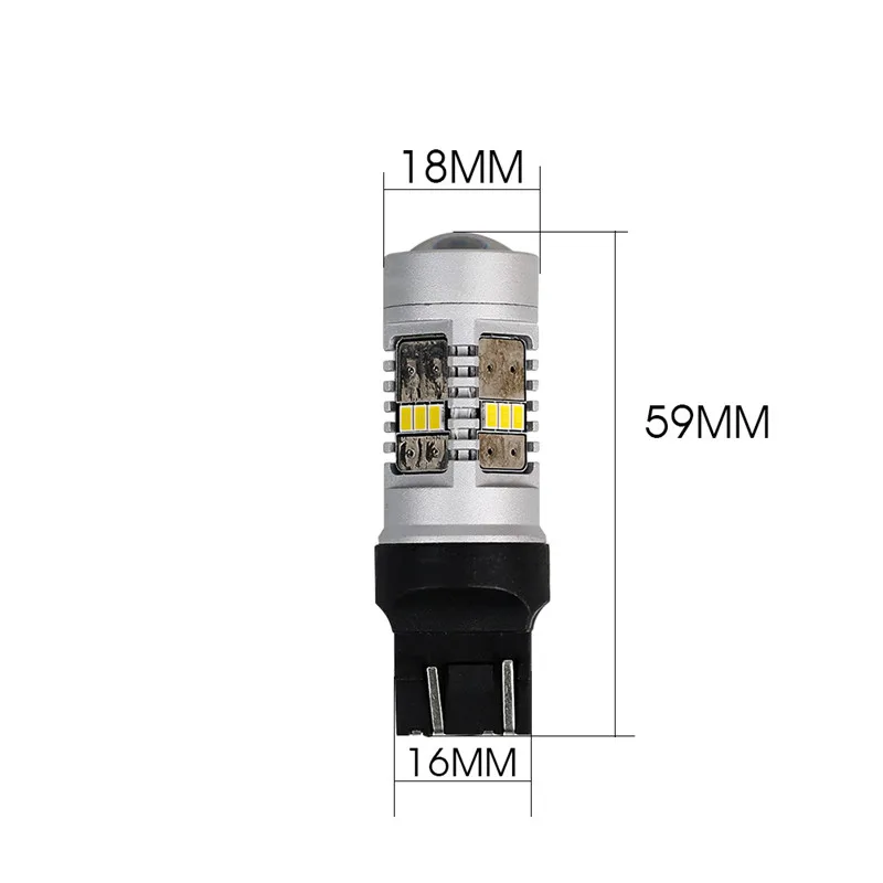 CN360 2 шт. 3020 14SMD 7443 светодиодный фонарь для автомобиля сигнальная лампа стоп сигнал