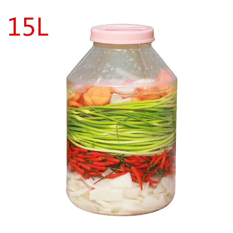 

Thicken Round plastic bucket 15L Food Grade PC Household storage container water barrel Fruit wine Fermenter with lid