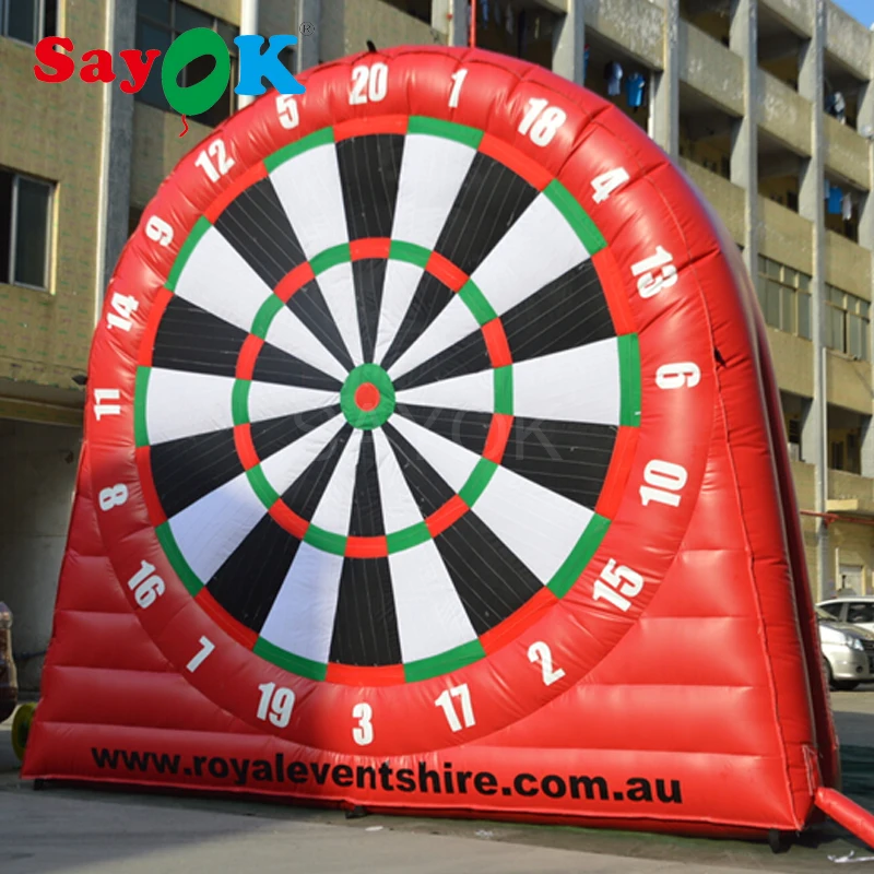 

5mH Giant Outdoor Inflatable Soccer Dart, Inflatable Football Dart,Inflatable Dart Board Games for Playground/Events/Commerical
