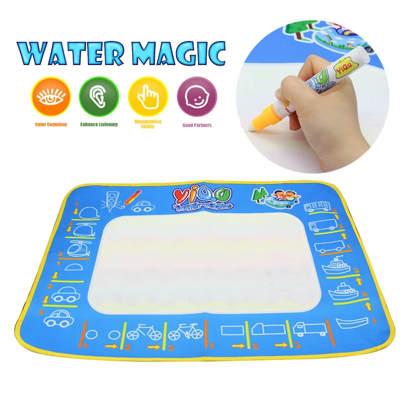 70*50CM Magic Water Drawing Mat Soft Cloth Drawing Board Drawing Toys
