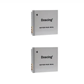 

2pcs 1000mAh NB-4L NB4L Replacement Battery for Canon IXUS 50 55 60 65 80 75 100 I20 110 115 120 130 IS 117 220 225 Wholesale