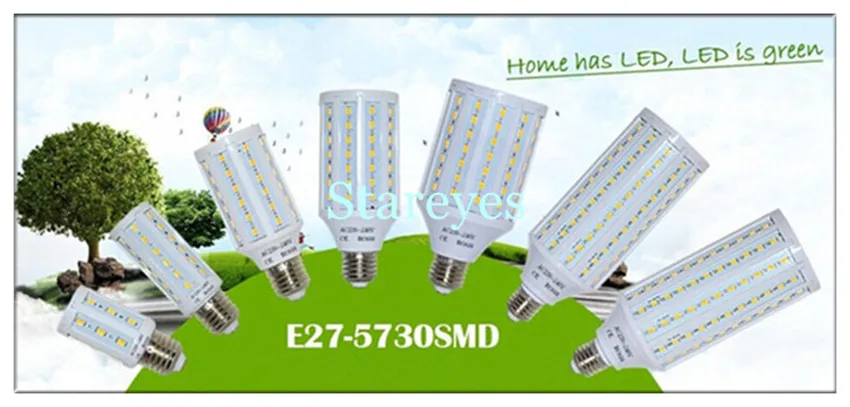 100 шт. E27 E14 B22 SMD 5630 5730 24 42 60 84 98 132 165 Светодиодный лампочки кукурузы пятно свет лампы светодиодный droplight кукурузы освещения