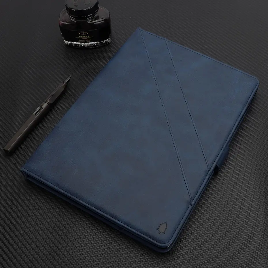 Роскошный кожаный флип чехол Подставка для huawei MediaPad M5 8,4 "SHT-AL09 SHT-W09 Tablet Обложка с карт памяти Pen Set + пленка + ручка