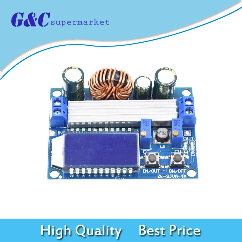 

DC 5.5-30V to 0.5-30V LCD Digital Display Buck-Boost Module Voltmeter Ammeter