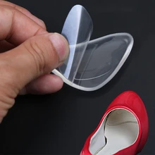 1 пара силиконовых гелей отрегулируйте размер на носок для обуви анти-боль удобные инструменты прозрачный маленький бренд носок