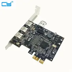 4 порта PCIe FireWire pci-e pci-express FireWire 800 1394B карты 3 + 1 карты работа для Windows 8 /7/Mac OS