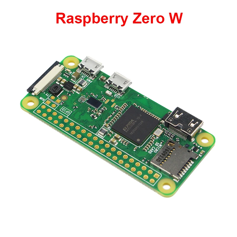 7 в 1 Raspberry Pi Zero W камера + держатель + акриловый чехол + теплоотвод + мини HDMI адаптер + GPIO заголовок + USB кабель RPI камера