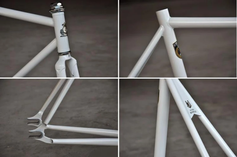 Perfect Chrome molybdenum steel frame 700C 50cm 52cm 54cm frame fixie bicyle road bike frame fixed Gear Bike frame 6