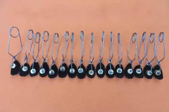 

17piece Flute button key pad pad indentation with a spring clip instrument maintenance tools