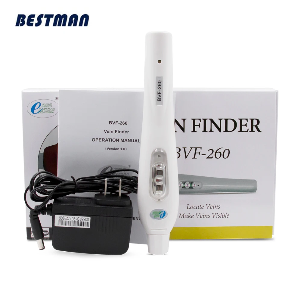 Kids Vein Finder Rechargeable Red LED Light Vein Finder White Vein