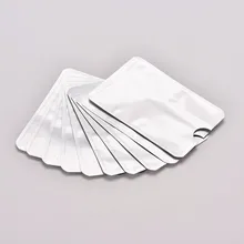 10 шт алюминиевая фольга анти паспорт безопасный рукав держатель против сканирования RFID защитный чехол Крышка