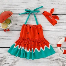 Yangmaile/Купальники для маленьких девочек; купальник бикини с принтом; пляжные костюмы; комплект бикини; пуш-ап Y