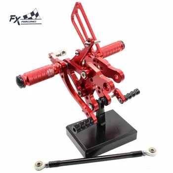 

CNC Adjustable Motorcycle Footrest Rear Set Foot Pegs Rest Footpegs For Honda CBR900RR CBR 900RR 893cc SC28 1992-1995 1993 1994