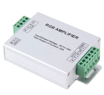 

DC12V-24V Led RGB Strip Amplifier 24A Led rgb Amplifier RGB Strip Power Repeater Console Controller