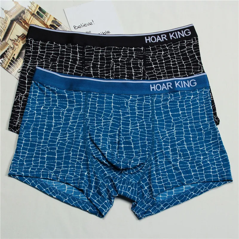 

Best-selling silk fashion men's charming printed boxer comfortable soft breathable men's underwear