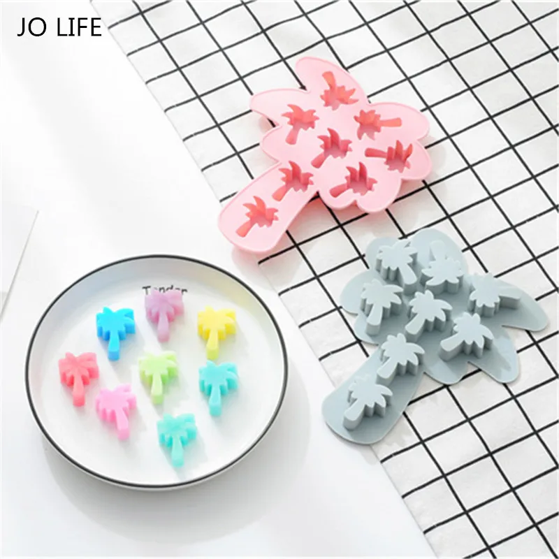 

JO LIFE Mediterranean style Silicone Cake Decoration Tool Coconut Tree Cake Mold Chocolate Jelly Pudding Mould