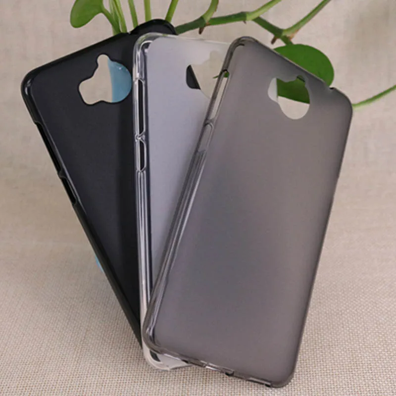 

For Huawei Y6 2017 Case Silicone Cover Soft TPU Matte Pudding Gel Mobile Phone Bag Protective Shell For Huawei Y6 2017 Phone