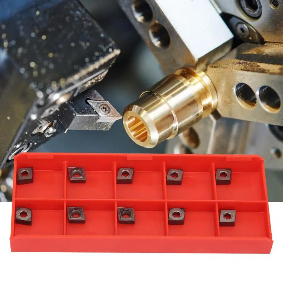 

10 Pcs Tungsten Steel Carbide Insert CNC Turning Blade Side Milling Cutter turning tools cutting turning knife