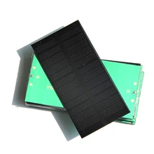 Wholesale 50PCS/Lot 1W 6V Mini Solar Cell DIY Solar Toys Monocrystalline Solar Panel Education Kits 125*63*3MM Free Shipping