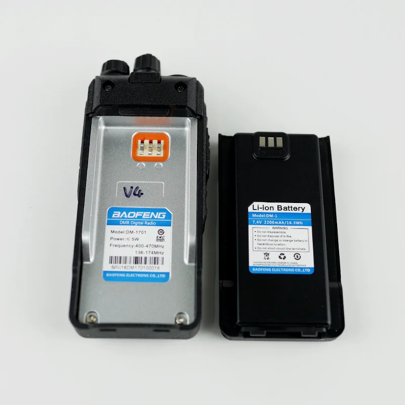 Новое поступление Baofeng DM-1701 DMR цифровая рация UHF VHF Мобильный приемопередатчик питьевой CB радио совместимый Motolora Tier I/II