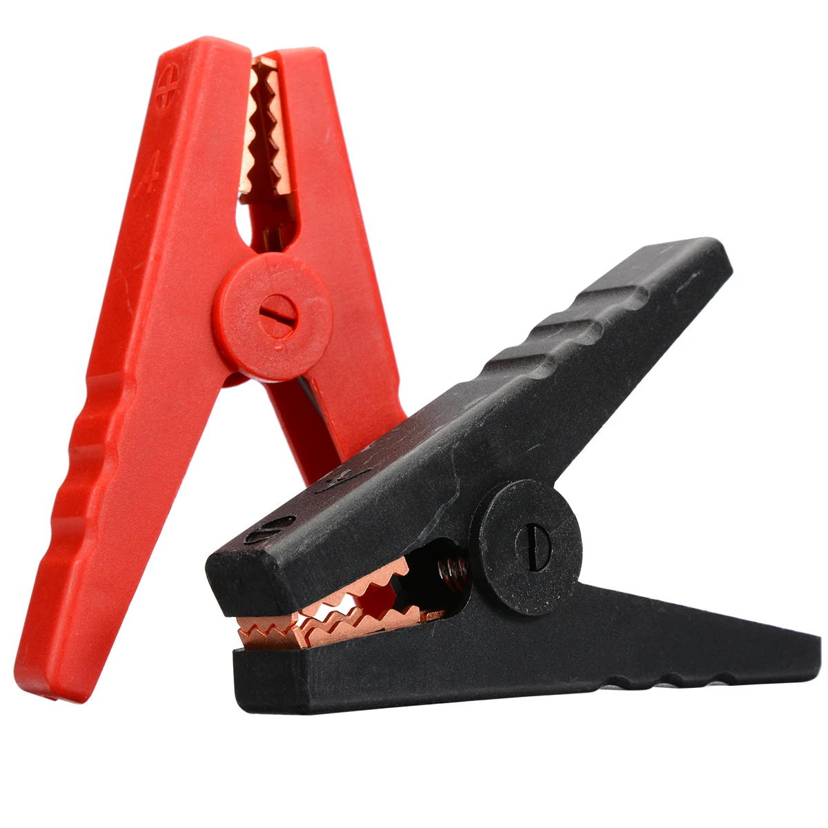 2pcs 100A Car Alligator Clips Battery Clamps Crocodile Clip Red Black Insulated Alligator Clip Clamp