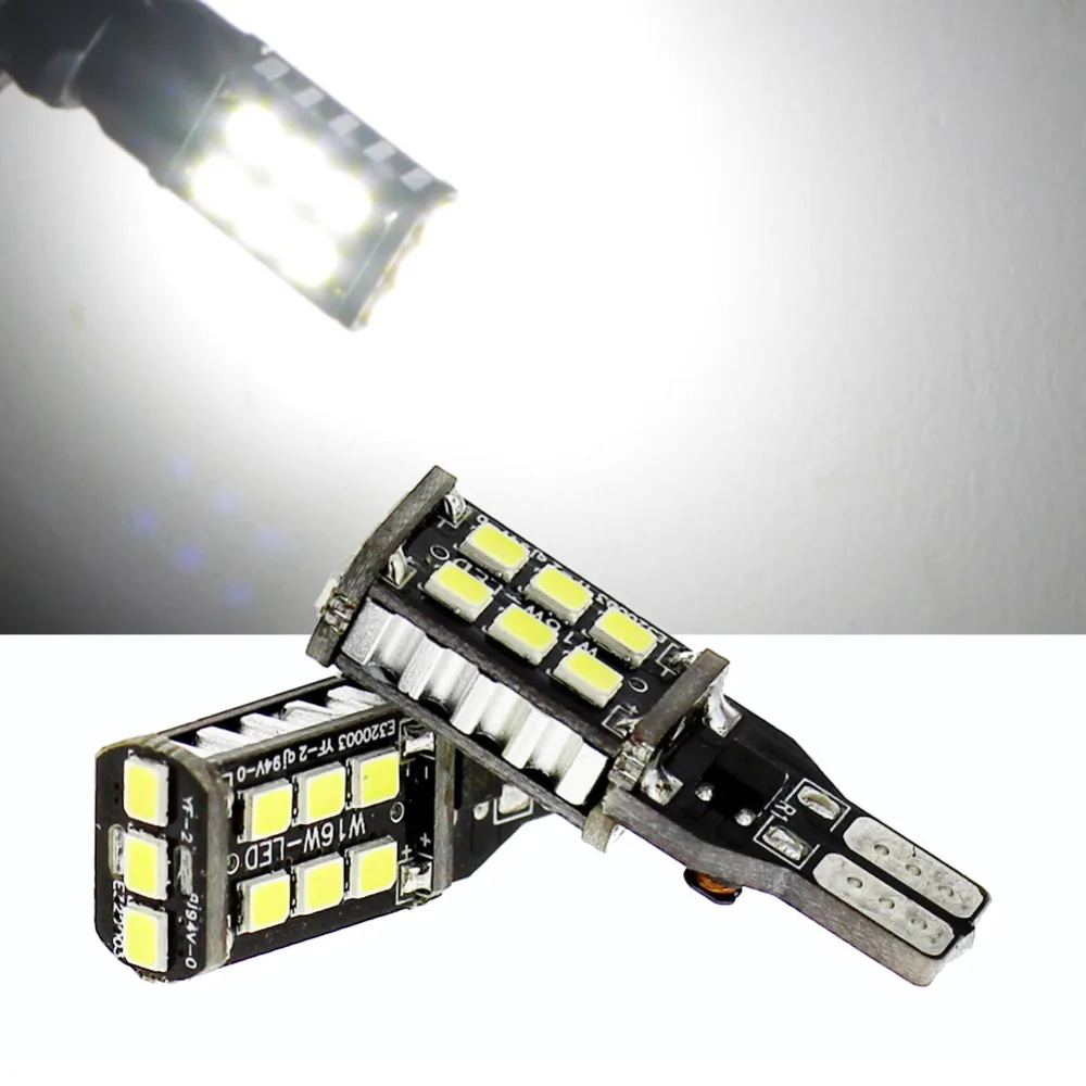 2 шт. Новый Canbus 7 5 w T15 светодиодный светильник заднего хода W16W 15SMD Автомобильный