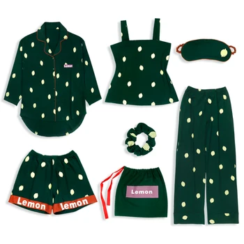 

Yidanna 2019 Women Pajamas Set Casual Nightwear Sleep Clothing Long Sleeve Cotton Female Nighties Sleepwear Autumn Winter Pyjama