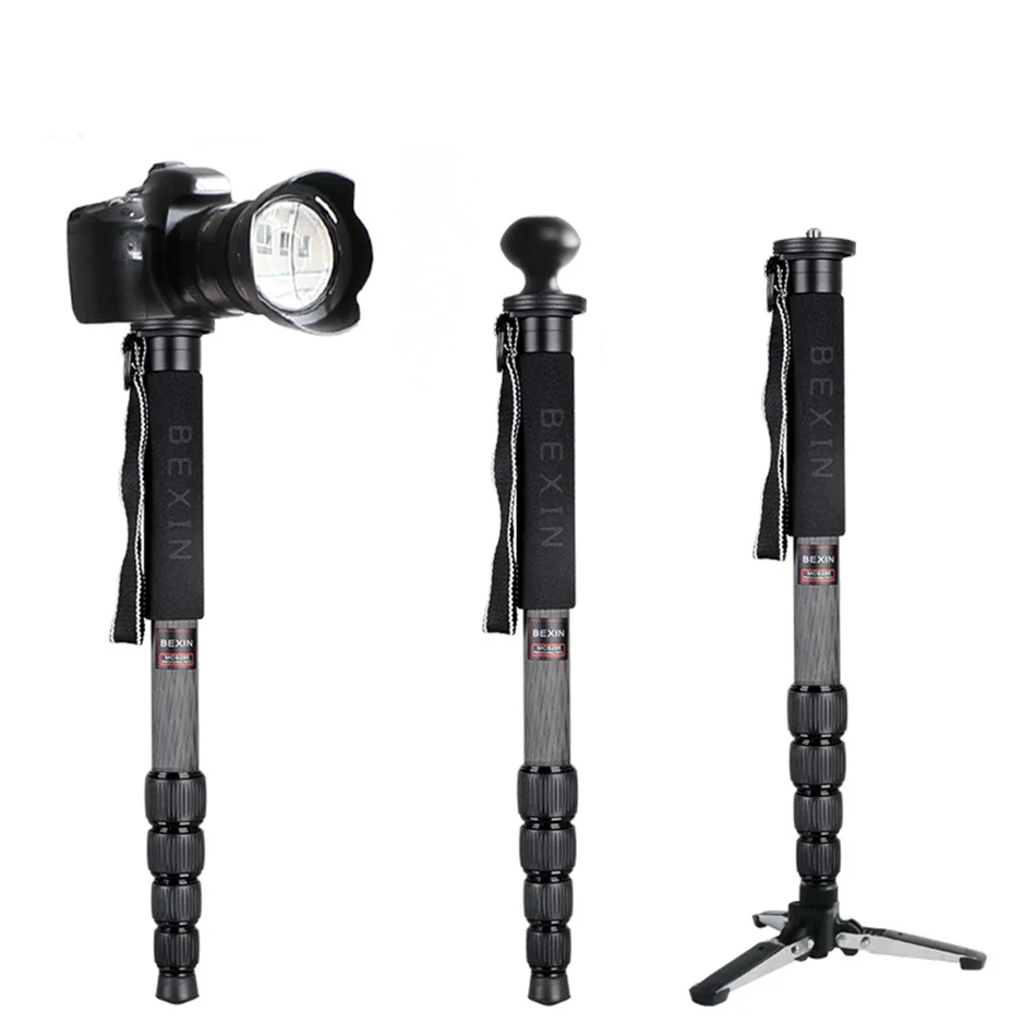 

Bakeey Tripod Monopod Professional Carbon Fiber Light Portable Trekking Pole Muilti-function for DSLR Camera 166cm 157cm